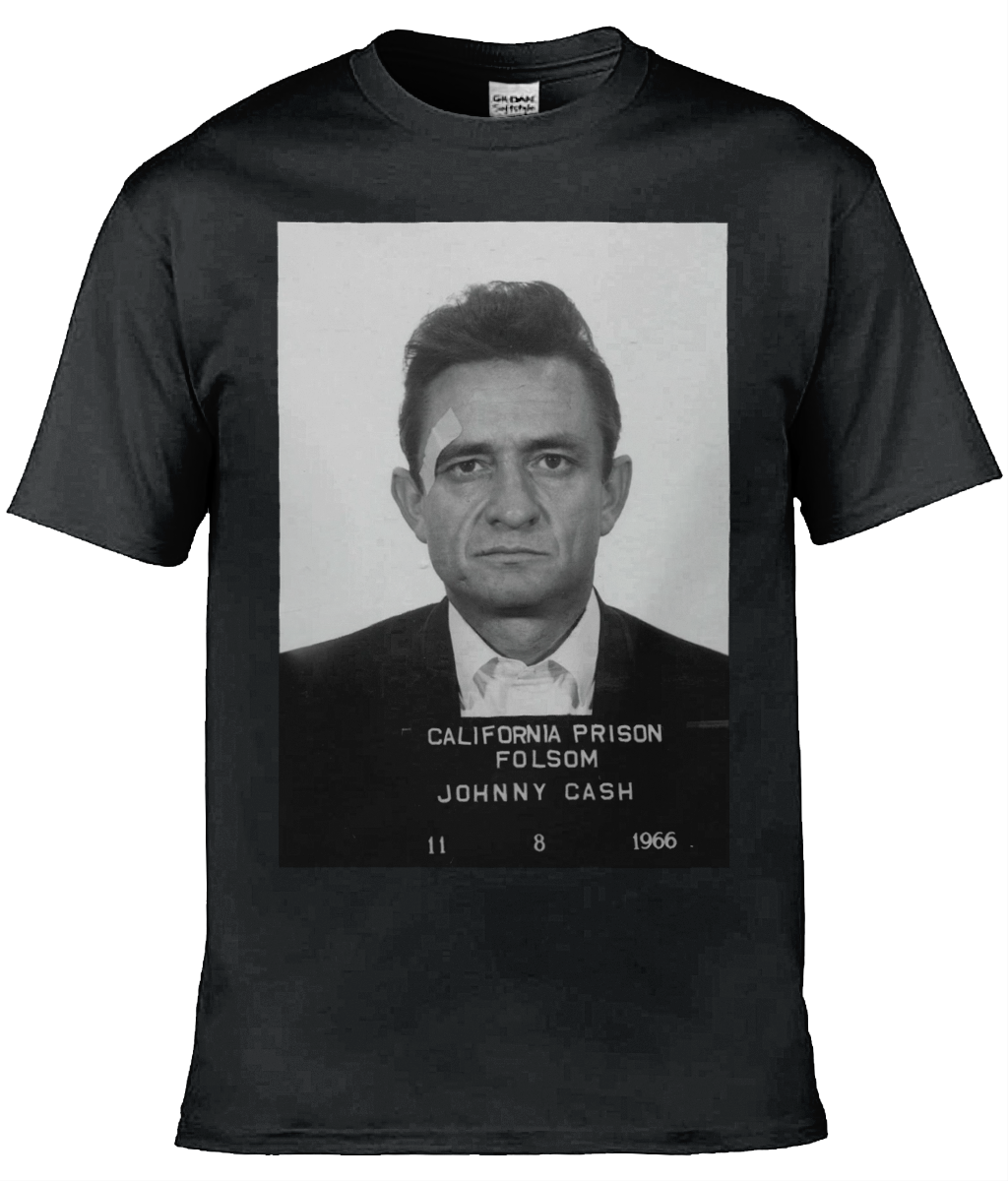 Cash mugshot T-shirt