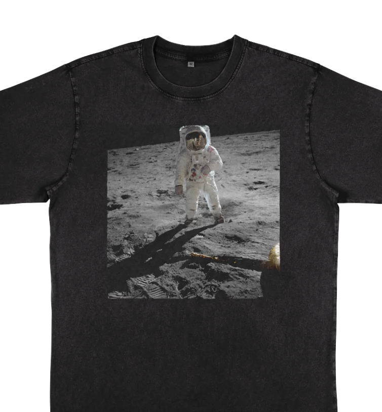 Apollo 11 Unisex Oversize T-Shirt Organisk